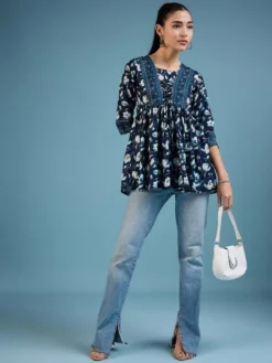 Navya 8 Casual Printed Rayon Top Collection