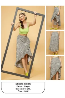 Outfit MSK073 Western Skirt Design 2024