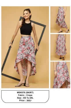 Outfit MSK078 Western Skirt Design Online 2024