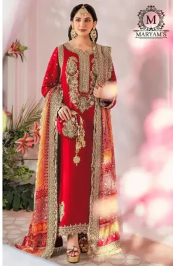 Designer Maryam 169 Pakistani Suit With Embroidery Work
