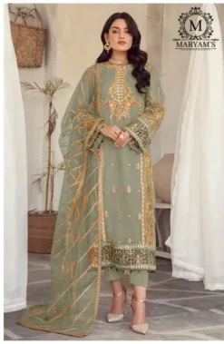 Organza Dress Designs Pakistani for Wedding