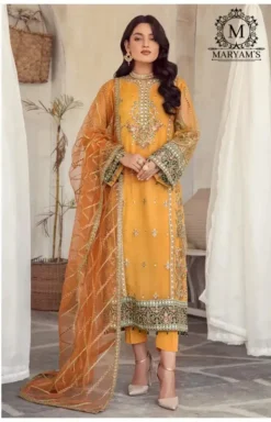 Organza Dress Designs Pakistani for Wedding