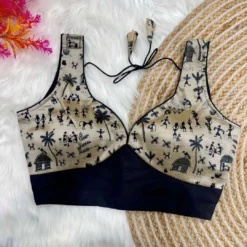 Priyal Designer Chanderi Kalamkari Blouse