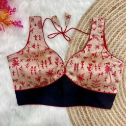 Priyal Designer Chanderi Kalamkari Blouse