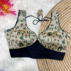 Priyal Designer Chanderi Kalamkari Blouse