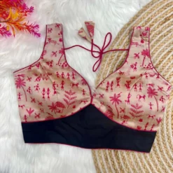 Priyal Designer Chanderi Kalamkari Blouse