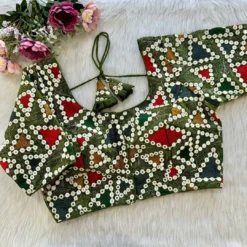 Priyal Vol 22 Designer Velvet With Lakhnowi Work Blouse