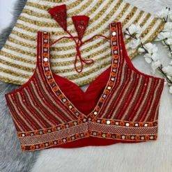 Priyal Vol 30 Velvet Hot Sexty Sleeve Less Blouse