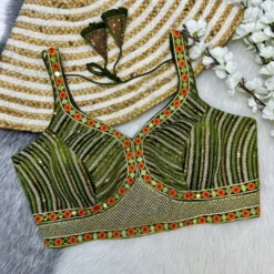 Priyal Vol 30 Velvet Hot Sexty Sleeve Less Blouse