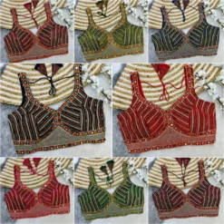 Priyal Vol 30 Velvet Hot Sexty Sleeve Less Blouse