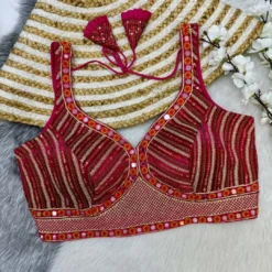 Priyal Vol 30 Velvet Hot Sexty Sleeve Less Blouse