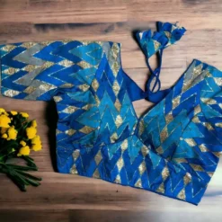 Priyal Vol 32 Chinon Silk With Saburi Print Blouse
