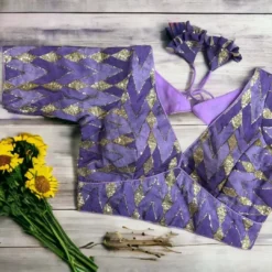 Priyal Vol 32 Chinon Silk With Saburi Print Blouse