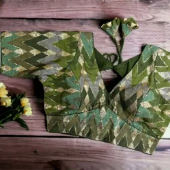 Priyal Vol 32 Chinon Silk With Saburi Print Blouse