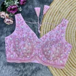 Priyal Vol 34 Heavy Net With Embroidery Hand Work Blouse