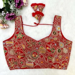 Priyal Vol 42 Designer Georgette Wedding Heavy Blouse