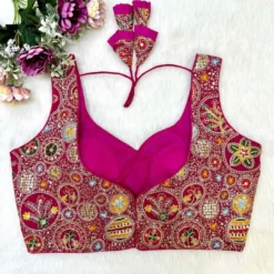 Priyal Vol 42 Designer Georgette Wedding Heavy Blouse