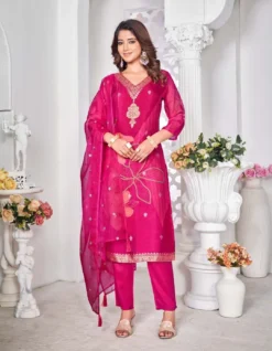 Radhika Gulnaz Vol 3 Organza Silk Ready Made Suit