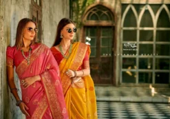Rajpath Zilmil Silk Tissue Silk Saree Wholesale