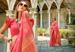 Rajpath Zilmil Silk Tissue Silk Saree Wholesale