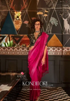 Rajtex Konditori Viscose Silk Designer Saree Wholesale