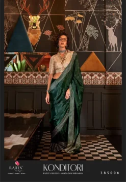 Rajtex Konditori Viscose Silk Designer Saree Wholesale