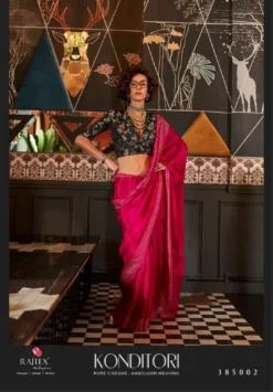 Rajtex Konditori Viscose Silk Designer Saree Wholesale