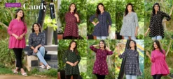 Rangmaya Cherry Rayon Dobby Tunic Top Collection