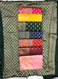 Rani Vol 03 Party Wear Lichi Silk Saree Latest Collection