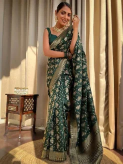 Rani Vol 04 Party Wear Lichi Silk Saree