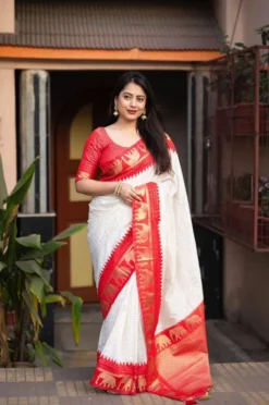 Rani Vol 05 Party Wear Lichi Silk Saree New Collection