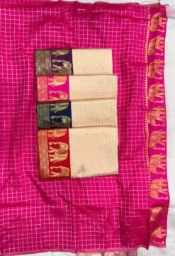 Rani Vol 05 Party Wear Lichi Silk Saree New Collection