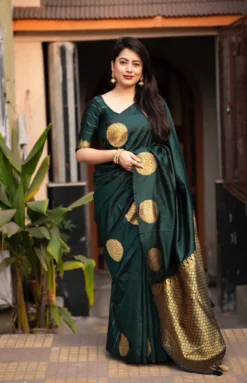 Rani Vol 08 Designer Lichi Silk Saree With Jacquard Work