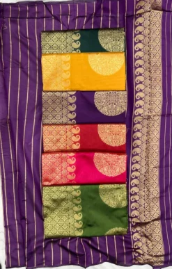 Rani Vol 08 Designer Lichi Silk Saree With Jacquard Work