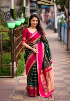 Rani Vol 12 Designer Lichi Silk Saree Wholesale