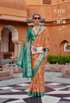 Rath Aarambh Soft Cotton Silk Saree Wholesale