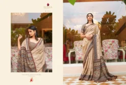 Rewaa Pathshala Uniform Office Wear Soft Khadi Silk Saree