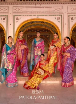 Rewaa Patola Paithani Upcomming Festival Saree Wholesale
