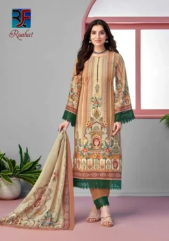 Rf Raahat Vol 1 Karachi Cotton Dress Material Collection