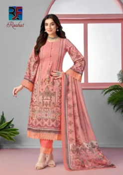 Rf Raahat Vol 1 Karachi Cotton Dress Material Collection