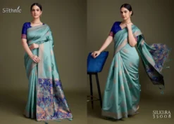 Sethnic Silkera Reception Wear Soft Banarasi Silk Saree