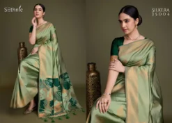 Sethnic Silkera Reception Wear Soft Banarasi Silk Saree
