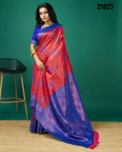 Shilpa Ellampally Soft Silk Copper Zari Saree Wholesale
