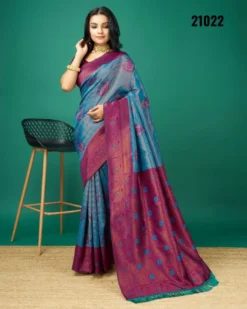 Shilpa Ellampally Soft Silk Copper Zari Saree Wholesale