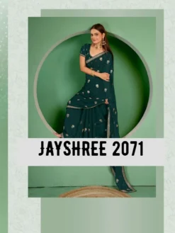 Shilpa Jayshree Sarees 2071 Shimmer Blooming Swarovski & Embroidery Work