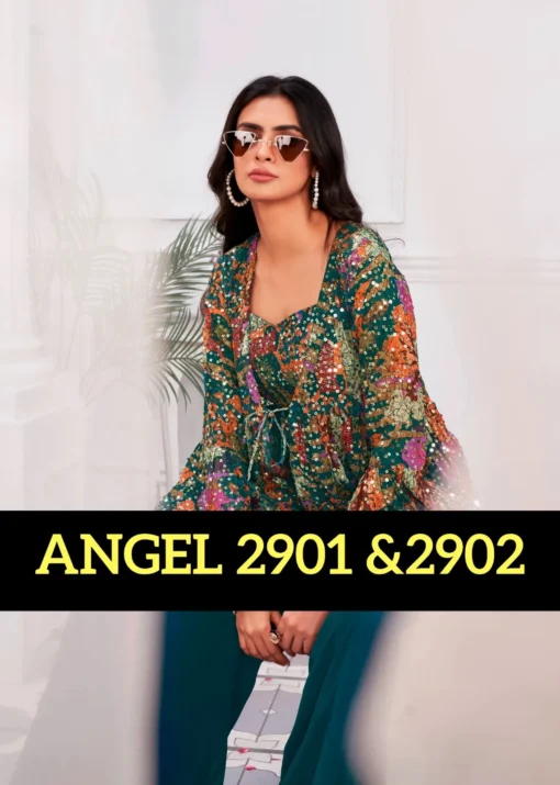 Shilpa Jivora Angel 2901&02 Color Readymade Western Dress