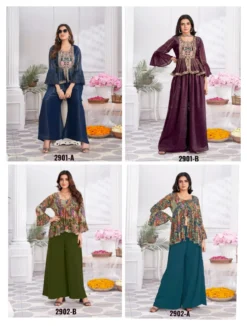 Shilpa Jivora Angel 2901&02 Color Readymade Western Dress