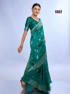 Shilpa Magic 334 Uniform Wear Silk Saree Wholesale
