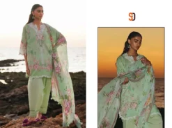 Shraddha Sana Safinaz 5 Lawn Chiffon Dupatta Pakistani Salwar Kameez