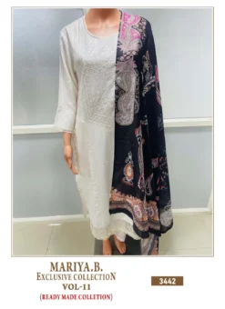 Shree Mariya B Exclusive 11 Ready Made Chiffon Dupatta Pakistani Suit